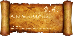 Vild Anasztázia névjegykártya